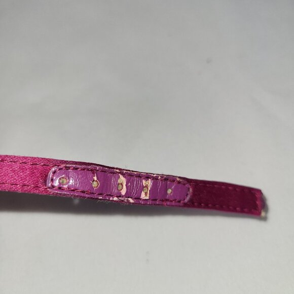 Enzo Angiolini Fuschia Satin Heels with Satin Rosette Detail Size 7.5 M - Picture 12 of 13